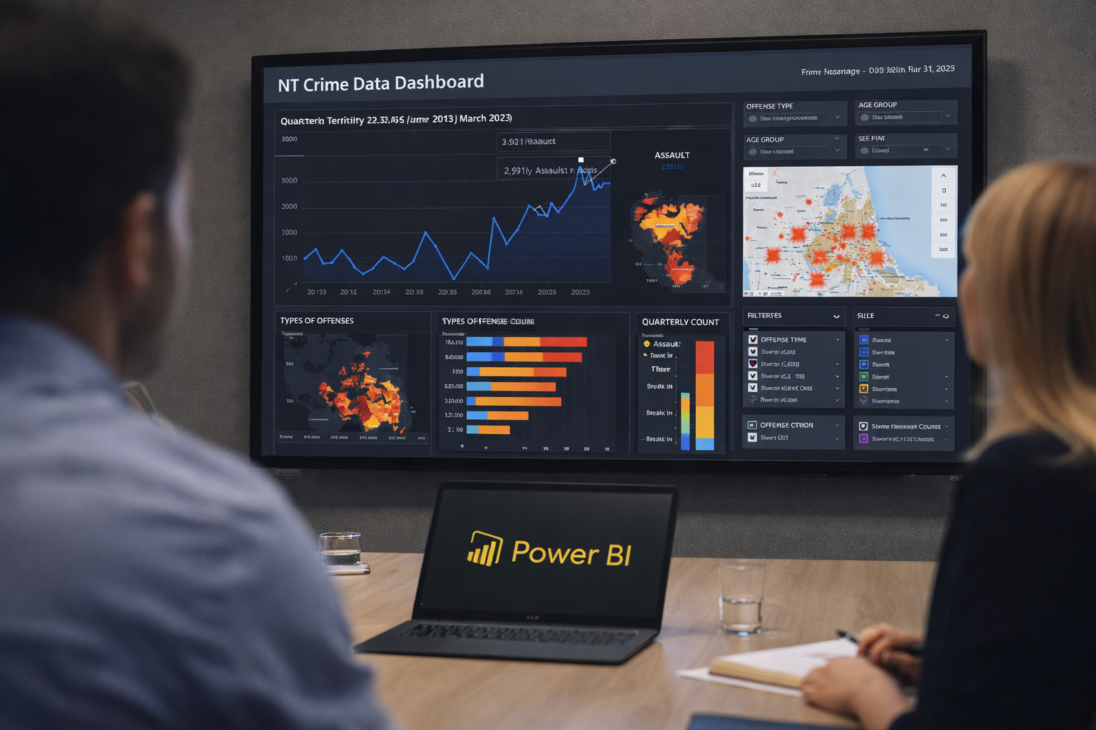 NT Crime Data Dashboard (Power BI)